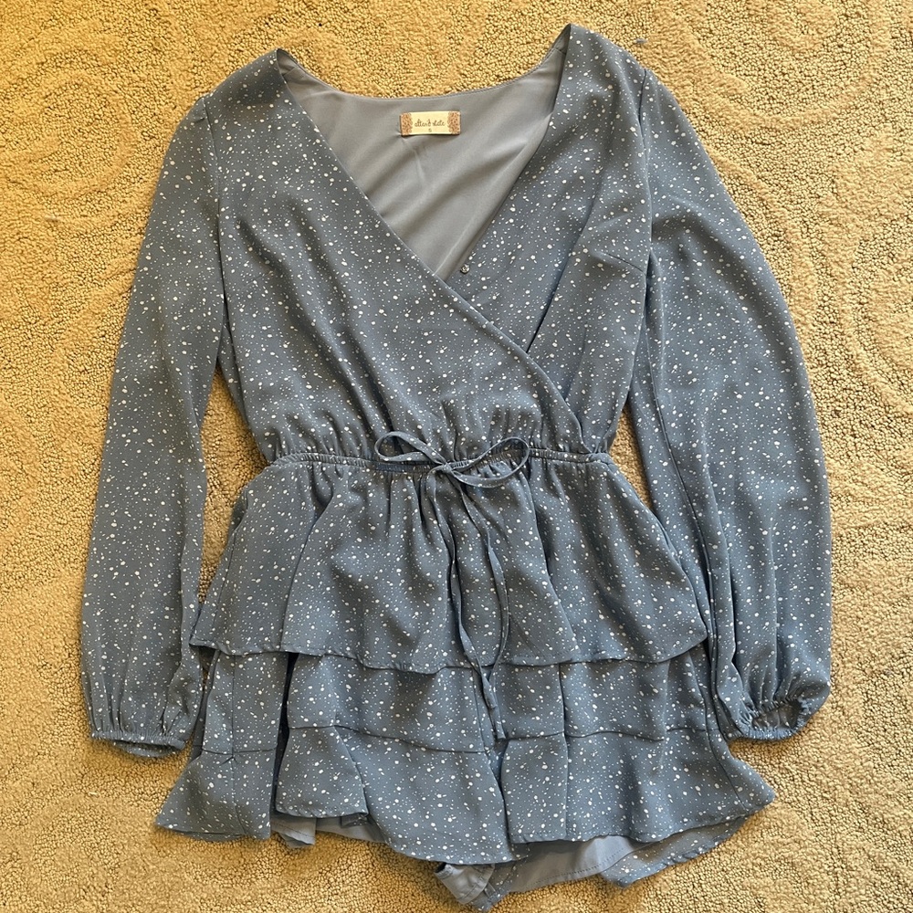 Blue Altar’d State Romper